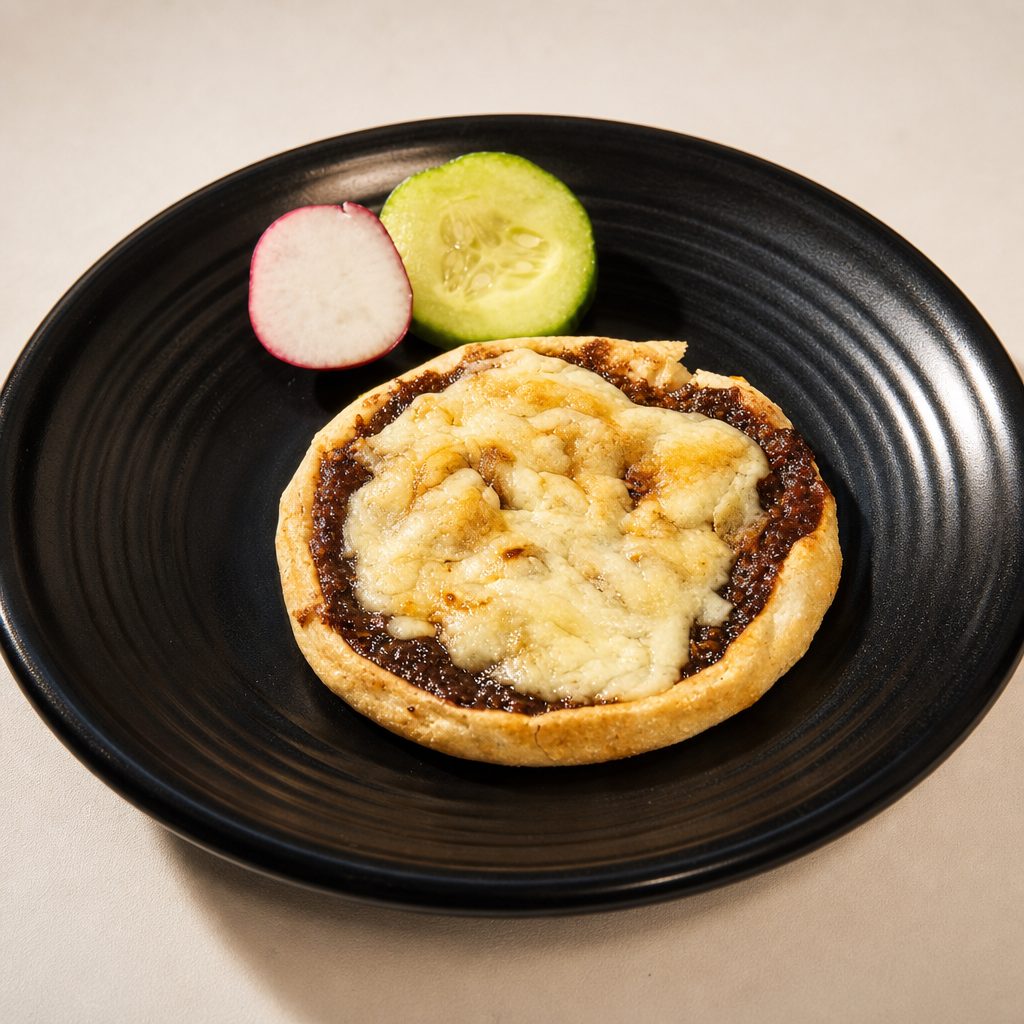 Gordita With Pork Fat And Cheese / Gordita Con Asiento y Queso.